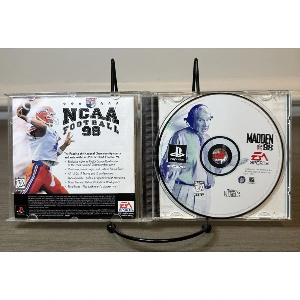 PS1 Madden Games Lot - Madden 97 CIB, Madden 98 CIB